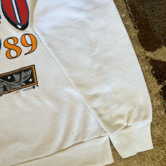 Vintage 1989 Chicago Cubs Crewneck, Womens Large, Graphic MLB Champions - Picture 7 of 13